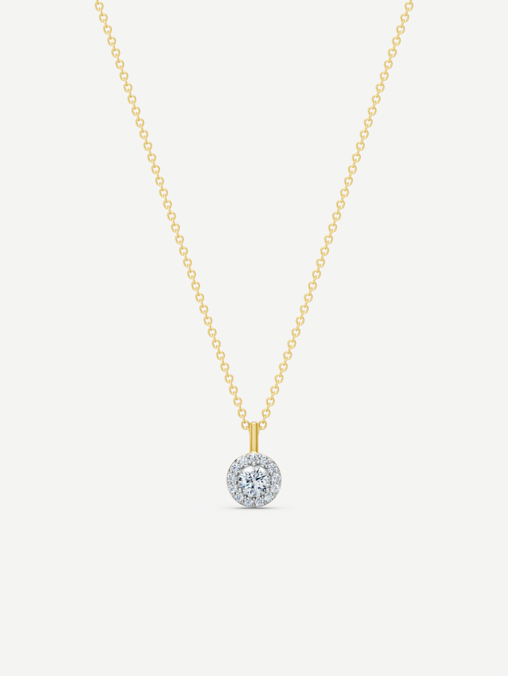 Yellow Gold Diamond Pendant from 0.29 ct | MARRY ME by Ribas