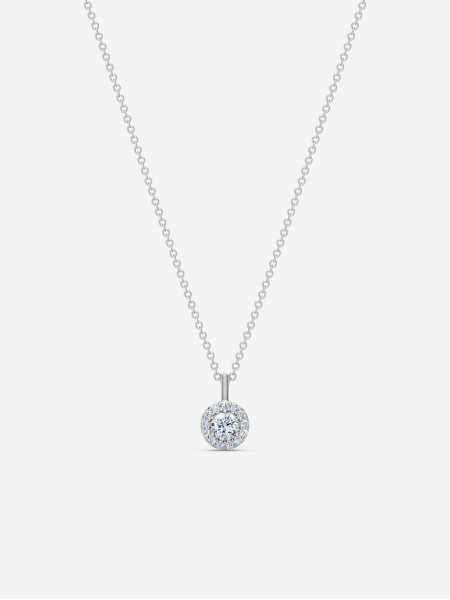 Diamond Pendant – White Gold