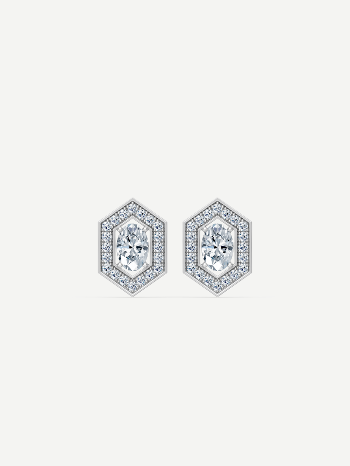 White Gold Diamond Earrings from 1.10 ct | MARRY ME by Ribas