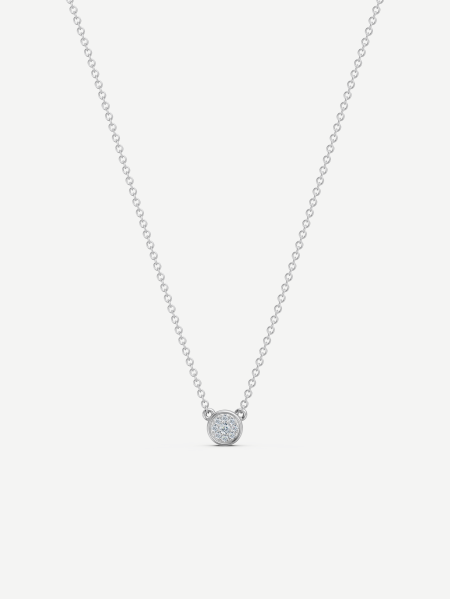 Diamond Pendant – White Gold