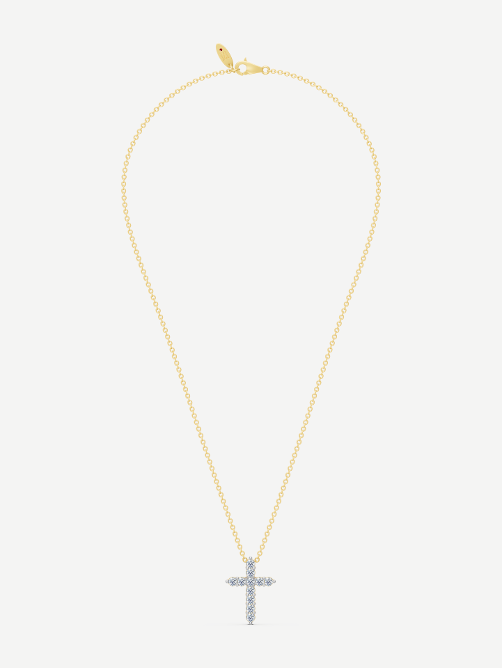 Yellow Gold Diamond Pendant MOT049740 from 0.28 ct