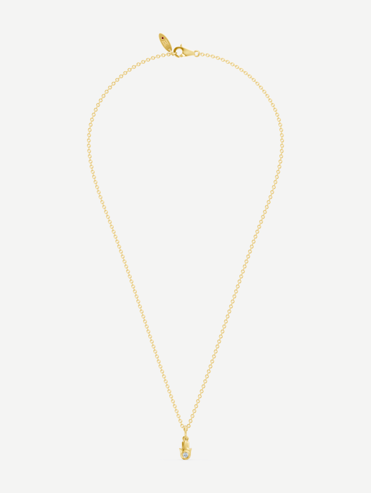 Yellow Gold Diamond Pendant 0.02 ct | MARRY ME by Ribas