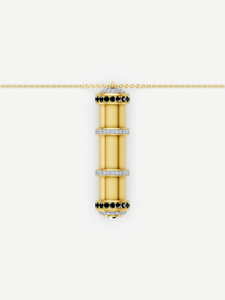 Signature Yellow Gold Chain with Pendant from 1.17 ct