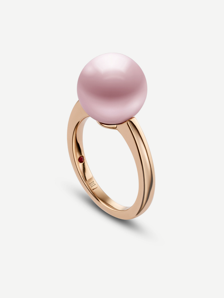 Rose Gold Pearl Ring | MARRY ME by Ribas