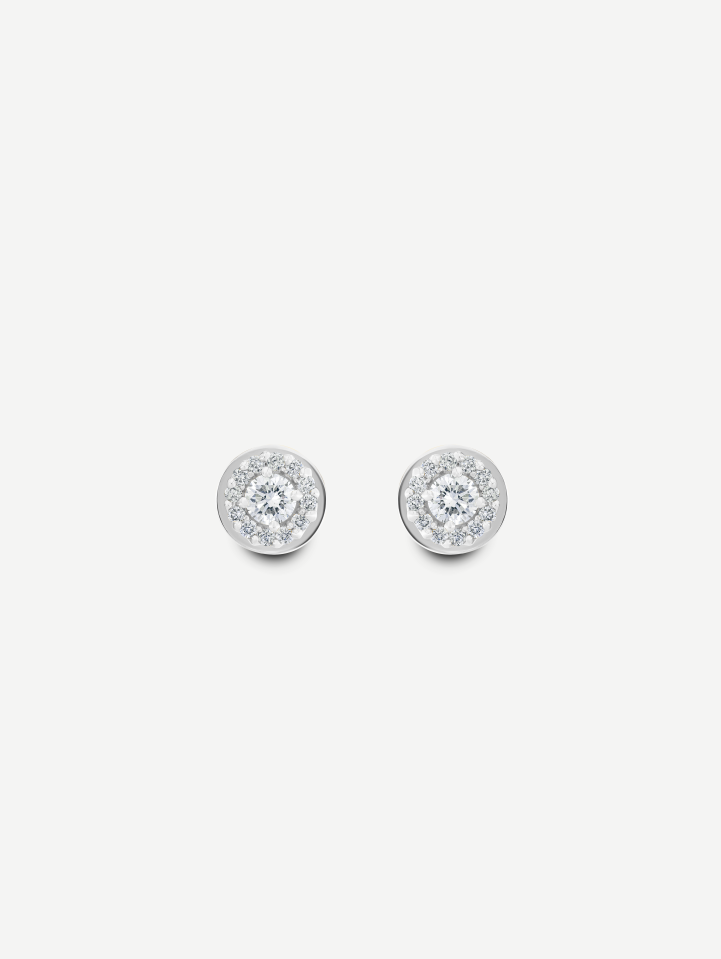 White Gold Diamond Earrings 0.32 ct | MARRY ME by Ribas