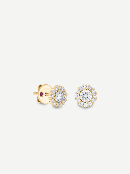 Diamond Earrings – Yellow Gold