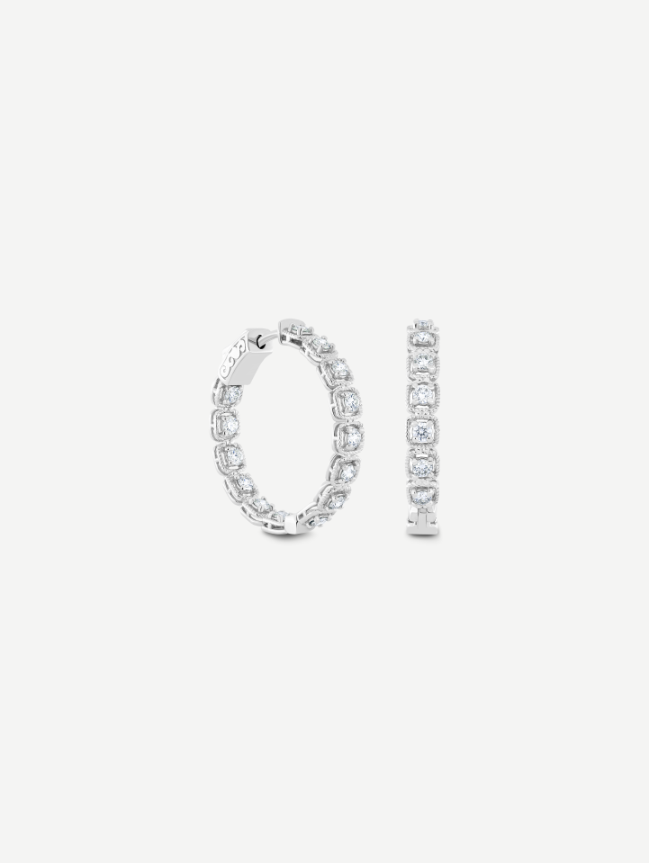 White Gold Diamond Earrings from 1.20 ct | MARRY ME by Ribas