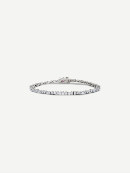 White Diamond Tennis Bracelet – White Gold