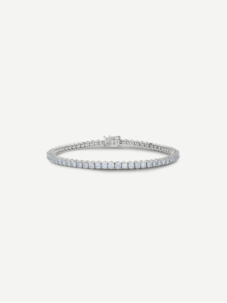White Diamond Tennis Bracelet – White Gold