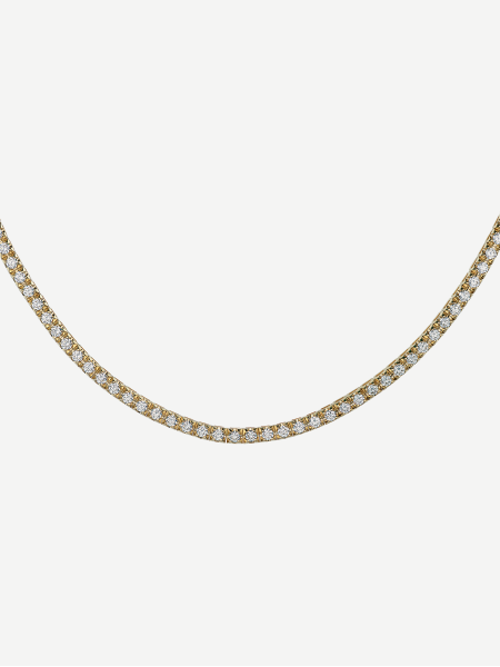 Diamond Collier Necklace – Yellow Gold
