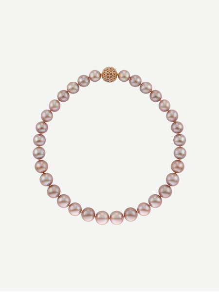 Freshwater Pearl Necklace – Rose Gold