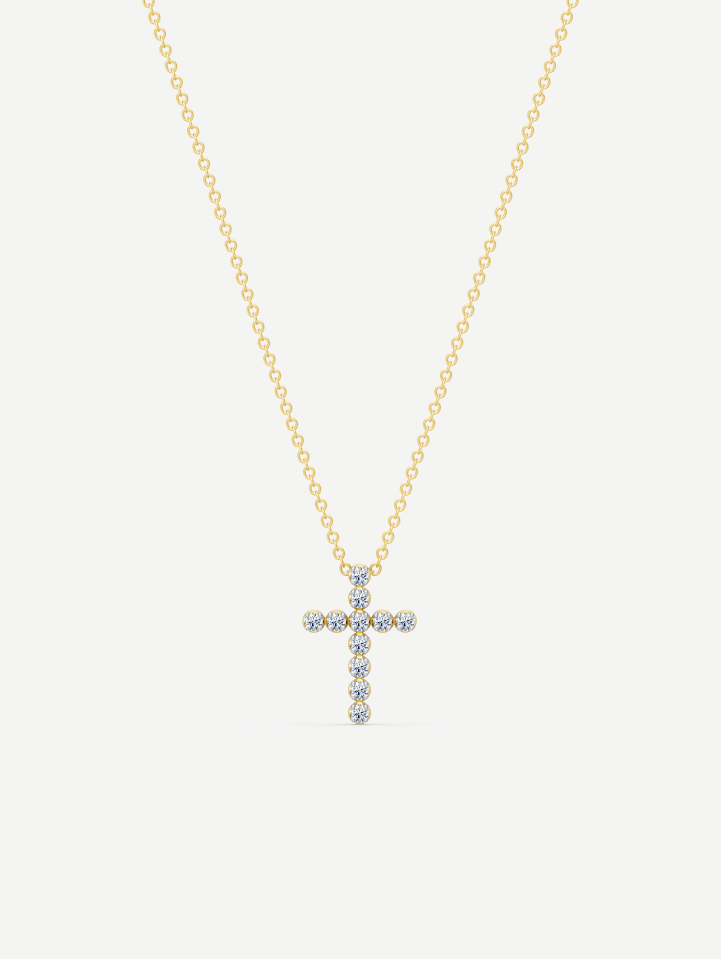 Yellow Gold Diamond Pendant from 0.12 ct | MARRY ME by Ribas