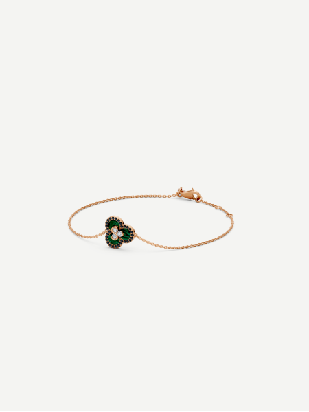 Triad Malachite and Diamond Bracelet
