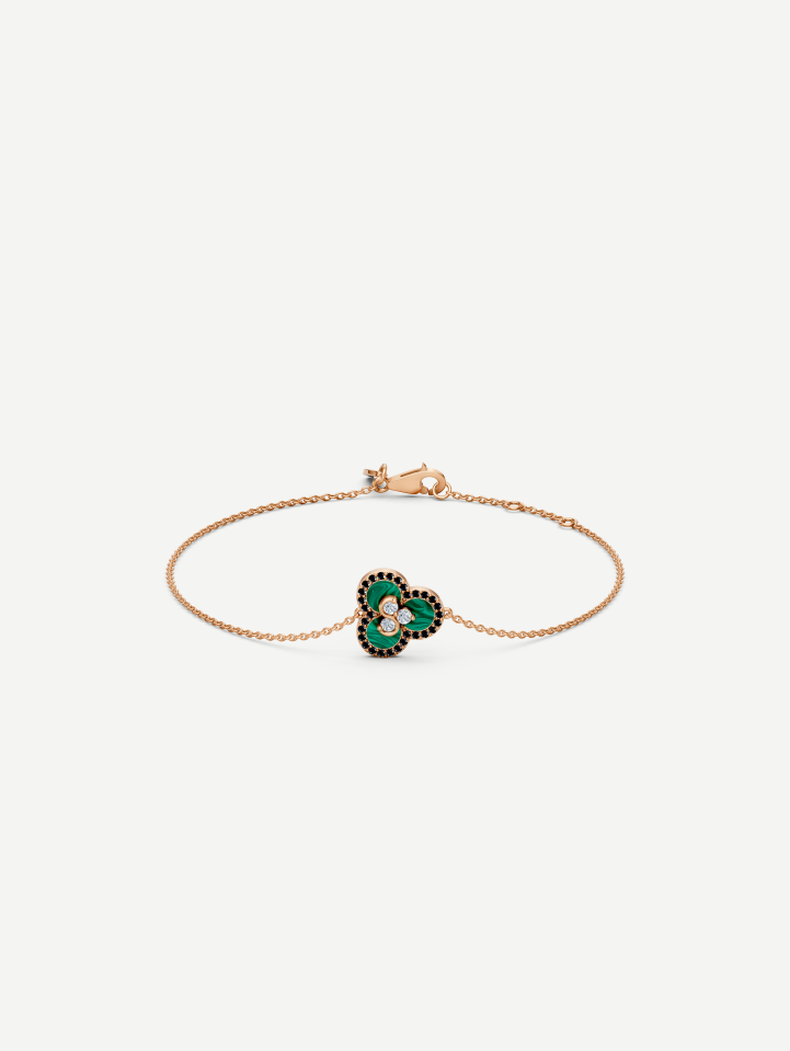 Triad Malachite and Diamond Bracelet | MARRY ME by Ribas