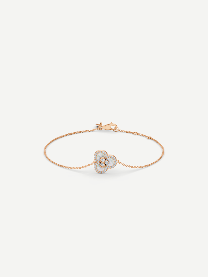 Triad White Mother-of-Pearl and Diamond Bracelet | MARRY ME