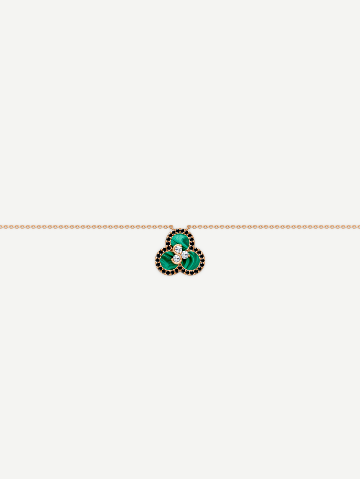 Triad Malachite and Diamond Pendant | MARRY ME by Ribas