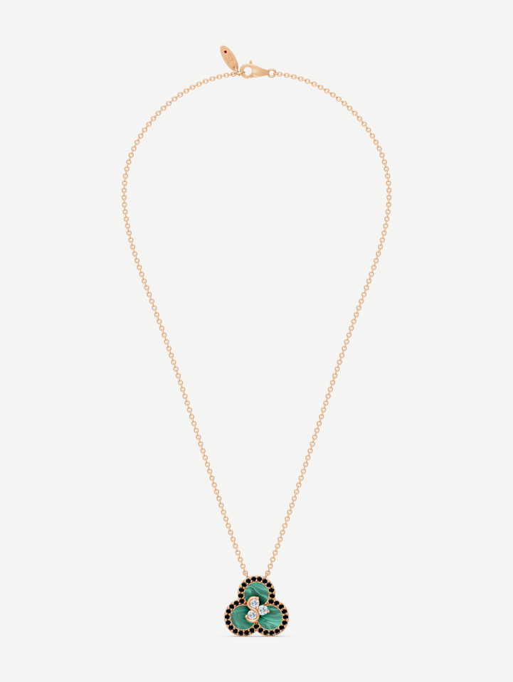 Triad Malachite and Diamond Pendant | MARRY ME by Ribas