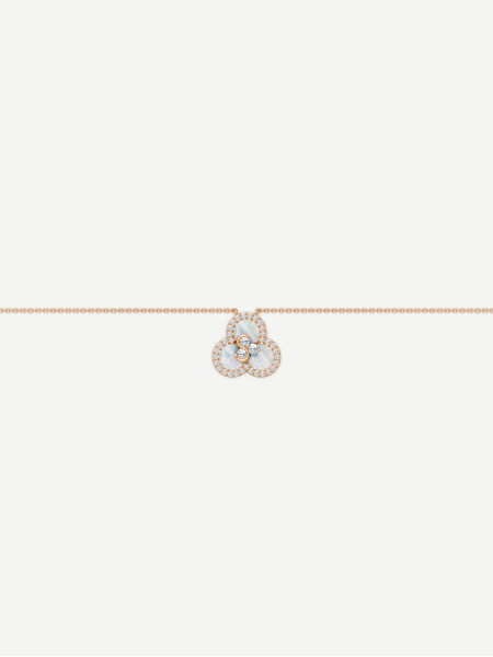 Triad White Mother-of-Pearl and Diamond Pendant