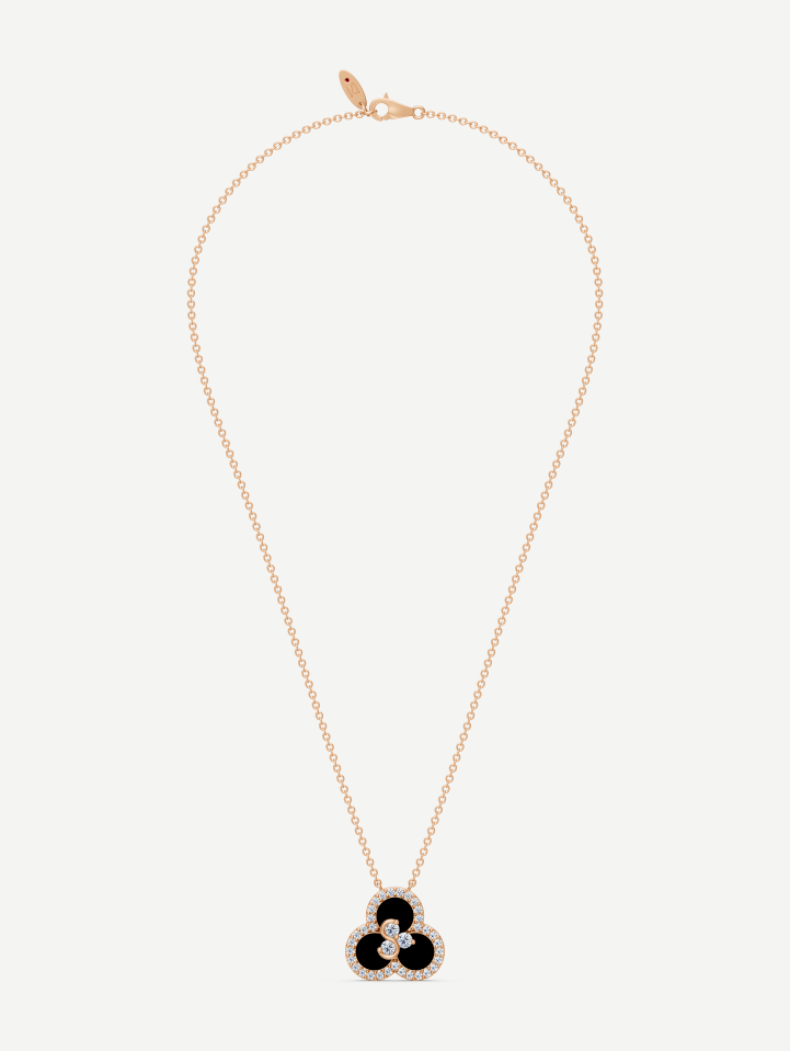 Triad Black Onyx and Diamond Pendant | MARRY ME by Ribas