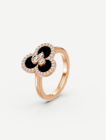Triad Black Onyx and Diamond Ring | MARRY ME by Ribas