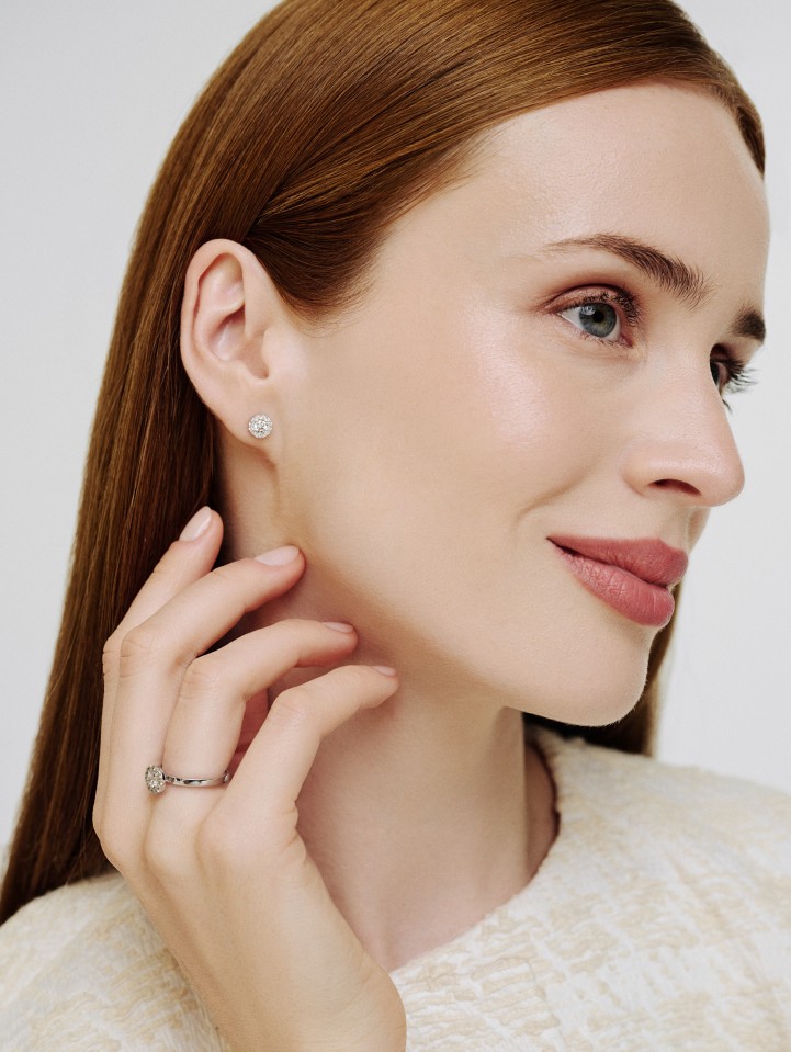 Yellow Gold Diamond Earrings 1.28 ct | MARRY ME by Ribas