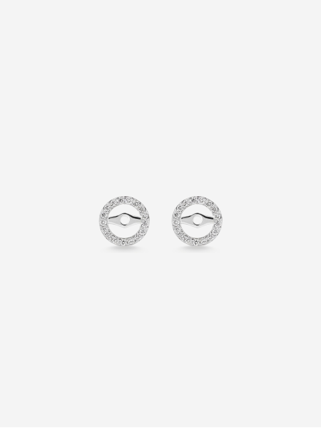 Diamond Ear Jackets – White Gold