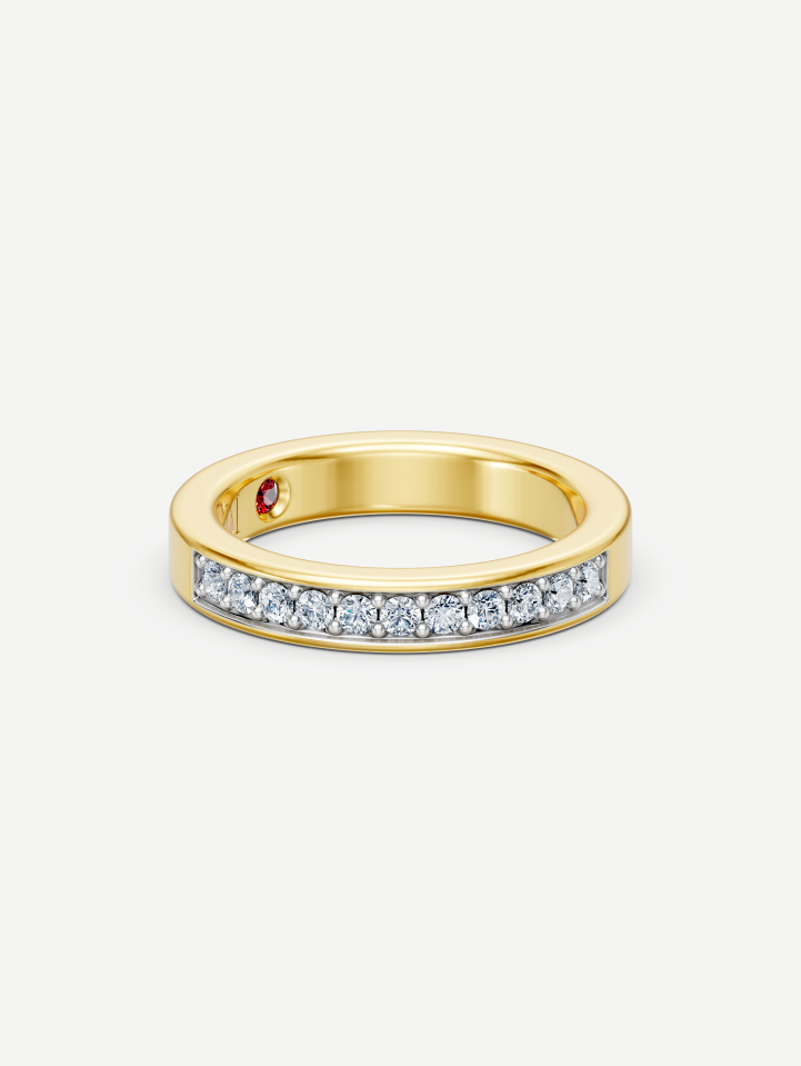 Yellow Gold Diamond Ring MOT049863 from 0.22 ct | MARRY ME