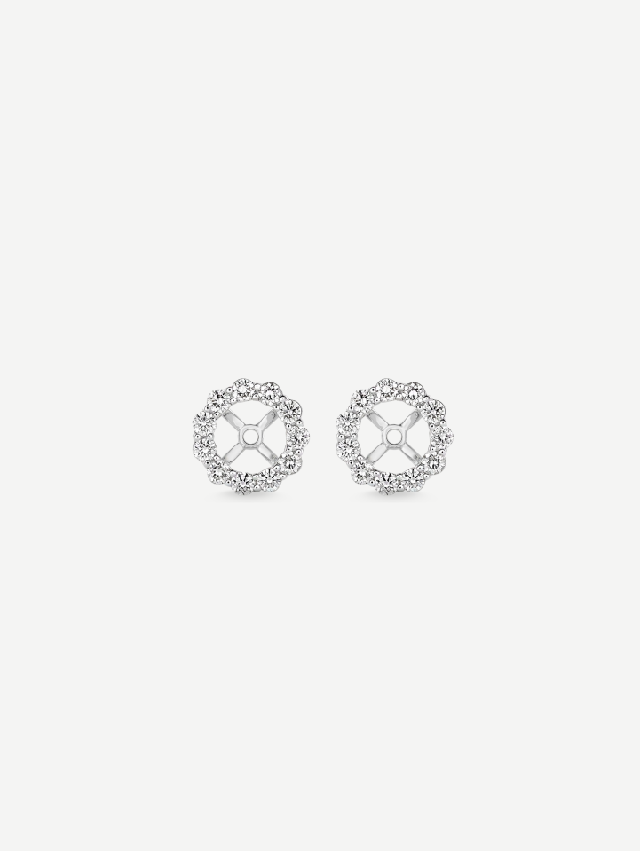 White Gold Diamond Ear Jackets from 0.65 ct | MARRY ME