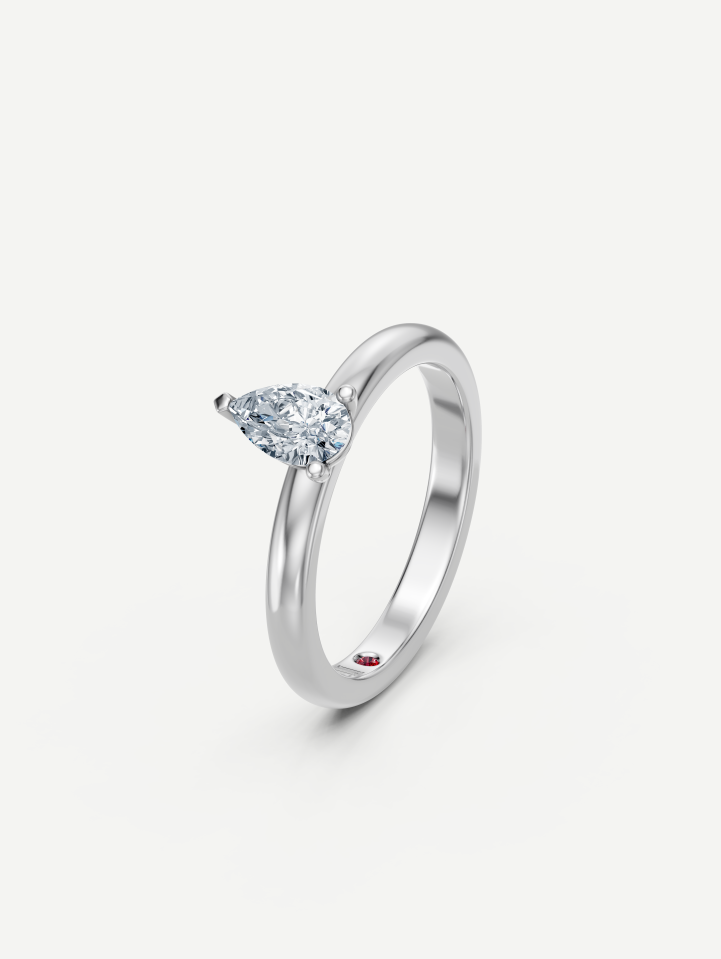 White Gold Diamond Ring 0.50 ct | MARRY ME by Ribas
