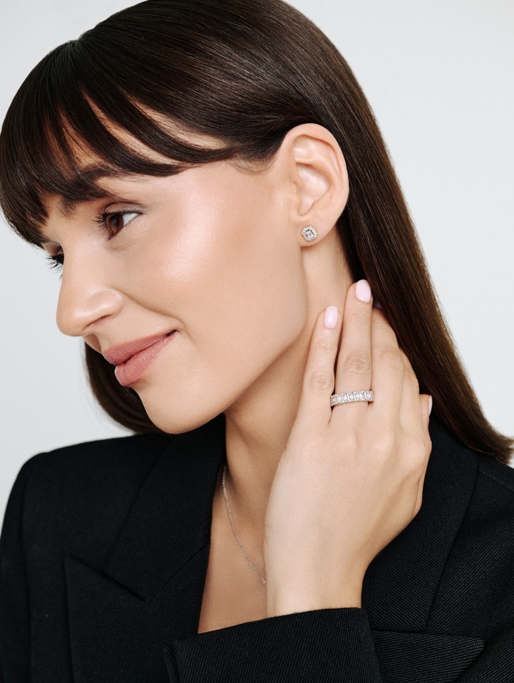 Geltono aukso auskarai su deimantais nuo 0,59 ct | MARRY ME