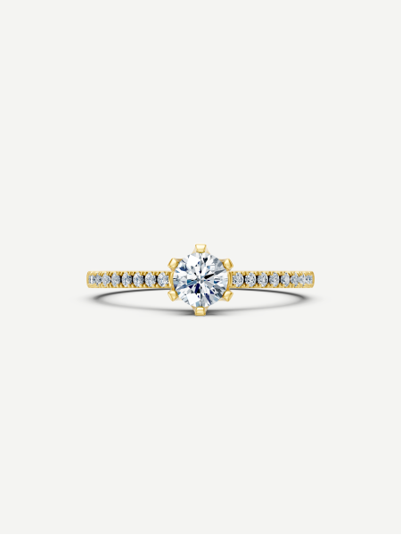 Diamond Ring – Yellow Gold