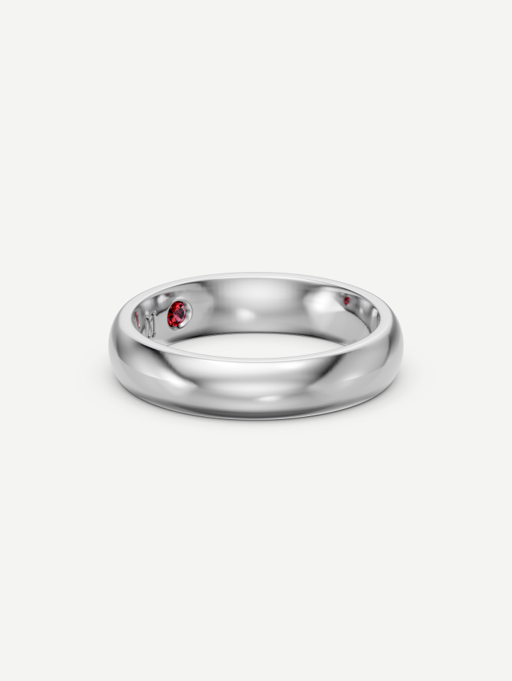 White Gold Wedding Ring MOT050500 | MARRY ME by Ribas