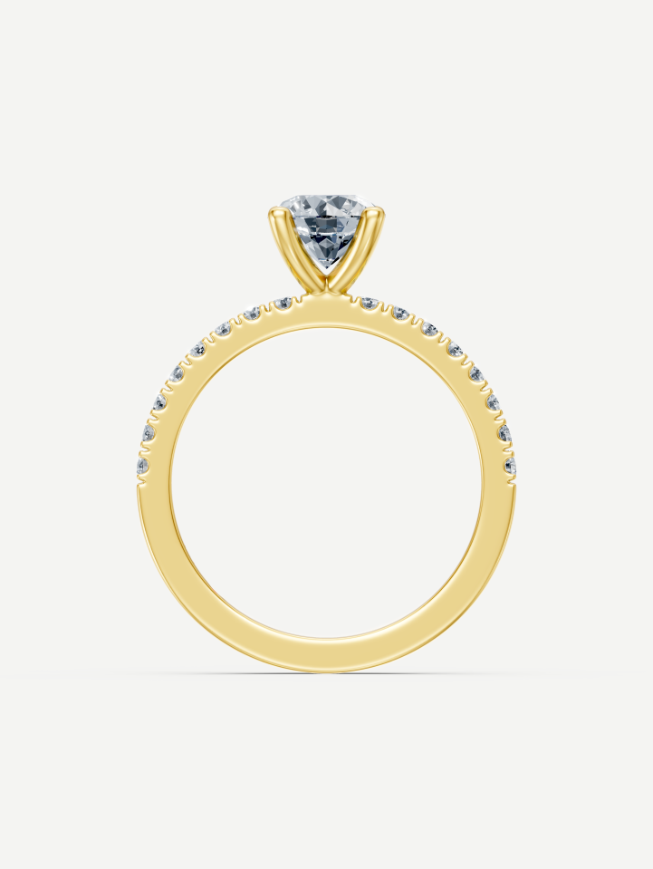 Žiedas su deimantu