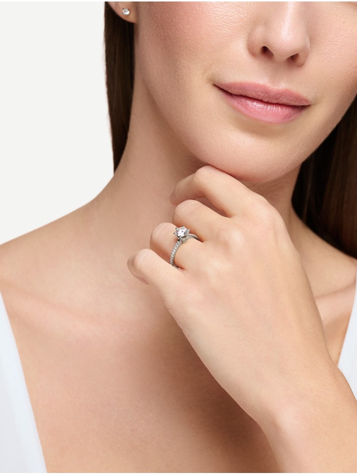 White Gold Diamond Ring from 0.92 ct | MARRY ME by Ribas