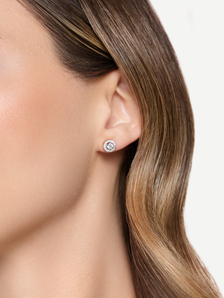 Geltono aukso auskarai su deimantais 0,63 ct | MARRY ME