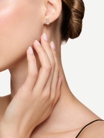 White Gold Diamond Earrings 0.11 ct | MARRY ME by Ribas