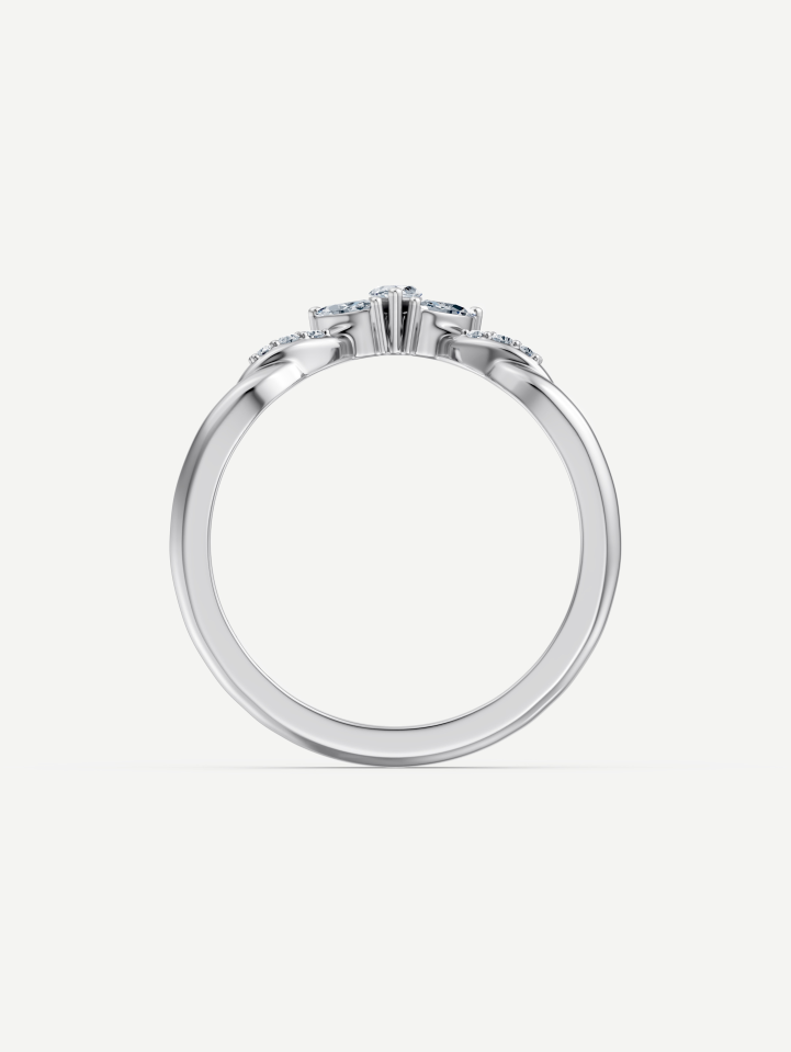White Gold Diamond Ring 0.32 ct | MARRY ME by Ribas