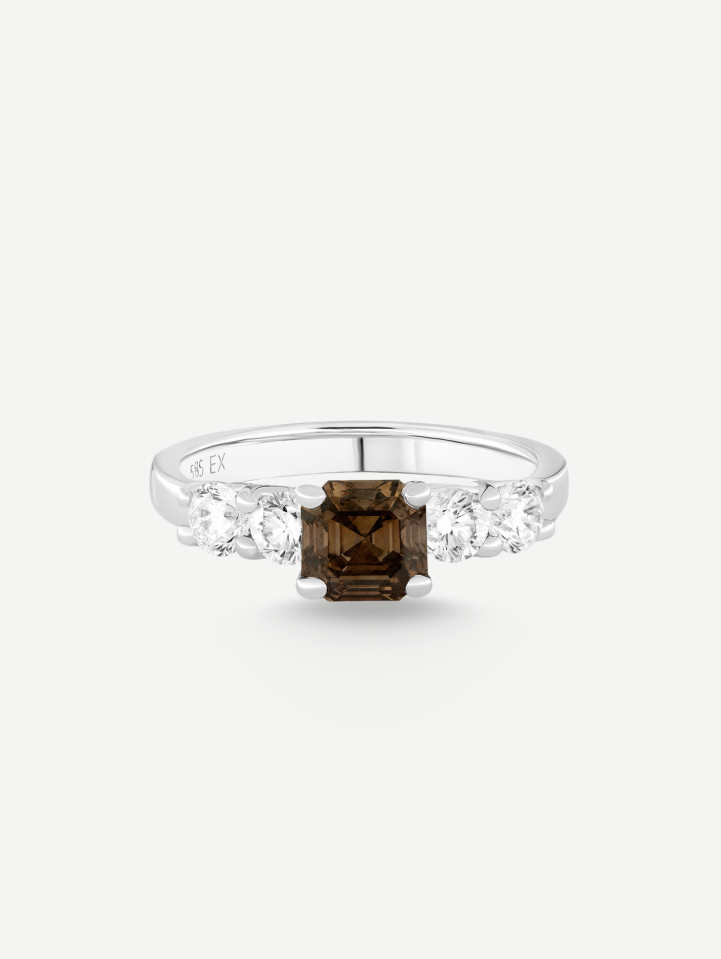 Balto aukso žiedas su deimantais 1,85 ct | MARRY ME by Ribas