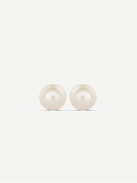 Pearl Earrings – White Gold