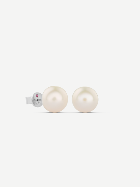 Pearl Earrings – White Gold