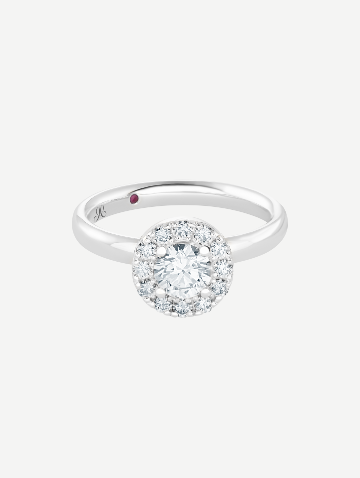White Gold Diamond Ring from 0.74 ct | MARRY ME by Ribas