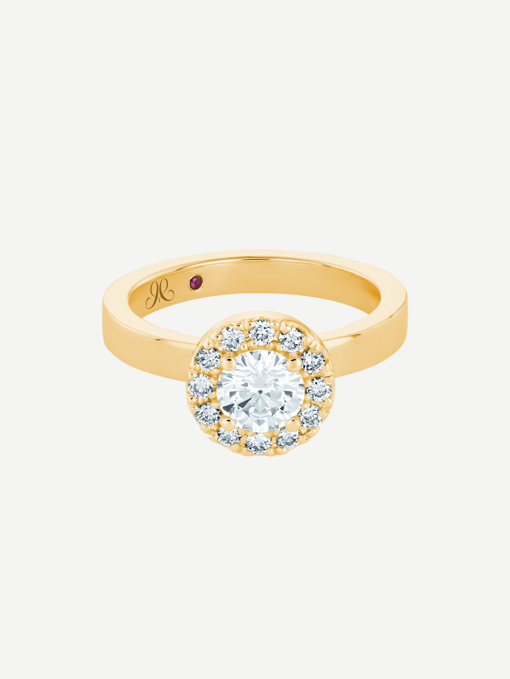 Yellow Gold Diamond Ring MOT120999 from 0.70 ct | MARRY ME