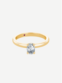 Yellow Gold Diamond Ring 0.50 ct | MARRY ME by Ribas