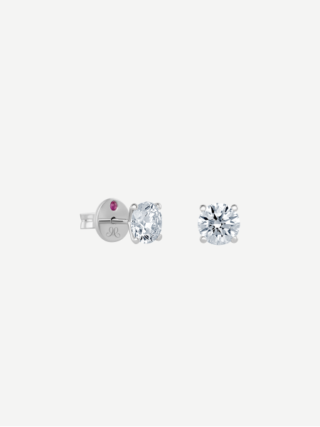 Diamond Earrings – White Gold