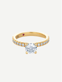 Yellow Gold Diamond Ring from 0.95 ct | MARRY ME by Ribas