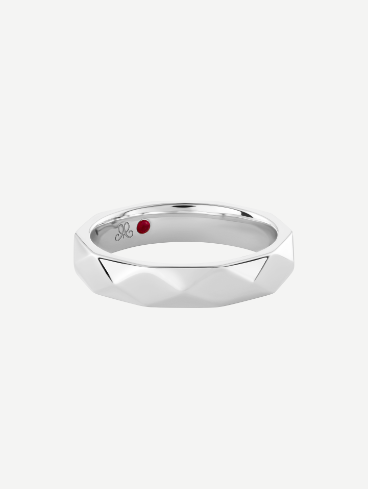 Signature White Gold Wedding Ring | MARRY ME by Ribas