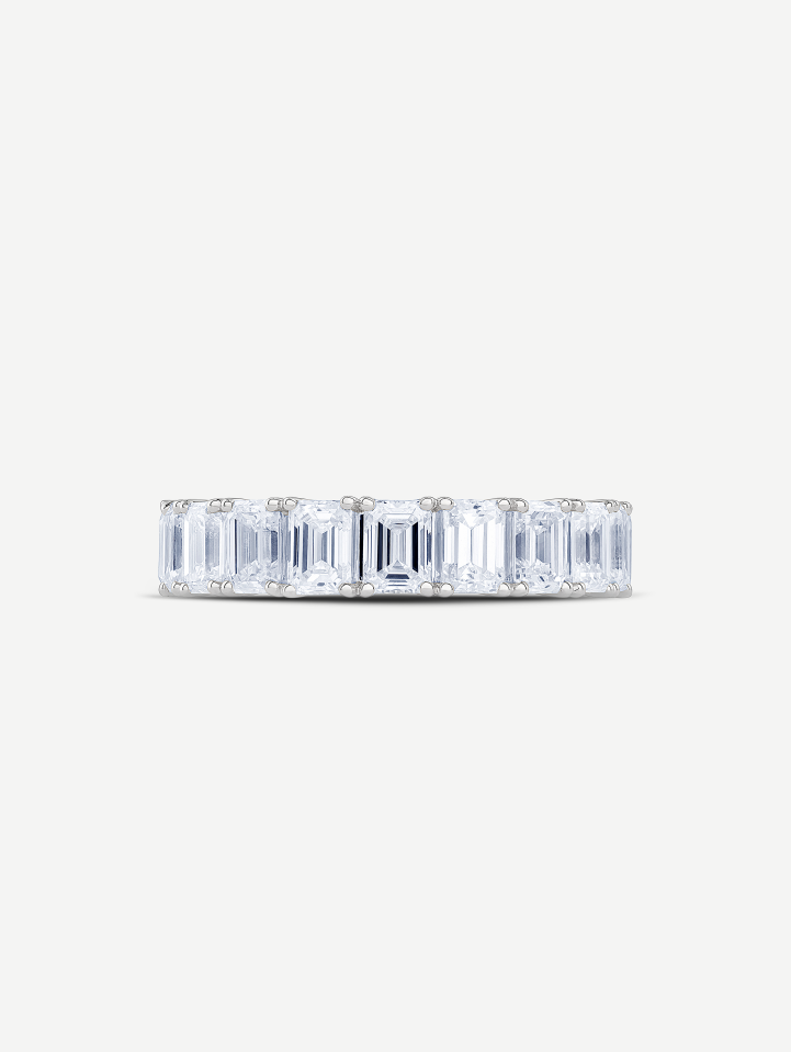 Balto aukso žiedas su deimantais nuo 5,12 ct | MARRY ME