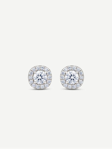 Diamond Earrings – White Gold
