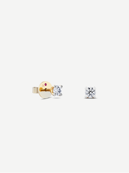 Diamond Earrings – Yellow Gold