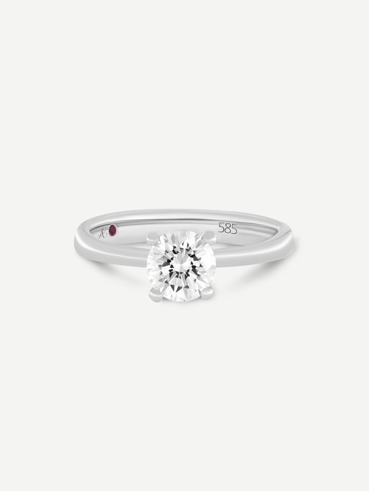 White Gold Diamond Ring 1.00 ct | MARRY ME by Ribas